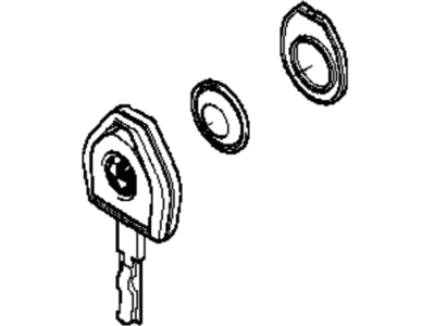 BMW 51-21-8-205-311 General Key Illuminated (Code)