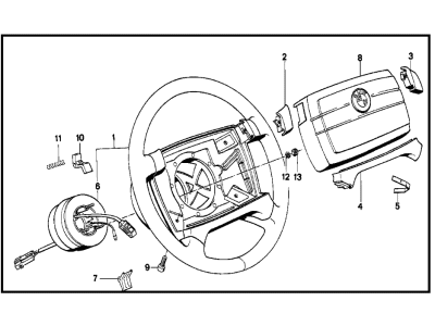 BMW 65-77-1-371-462 Impact Sensor