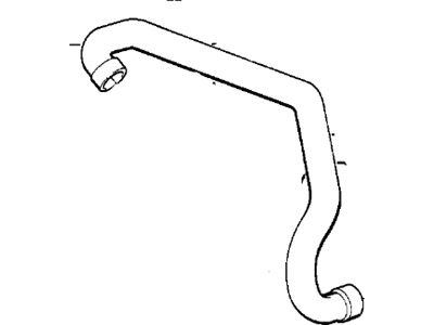 BMW 11-53-1-287-651 Coolant Hose, Thermostat To Water Pump