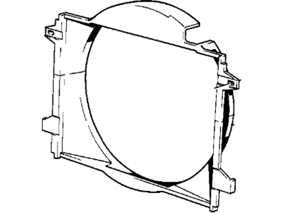 BMW 17-11-1-177-685 Fan Shroud