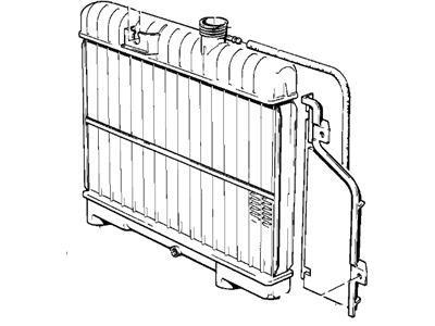 BMW 17-11-1-707-811 Transmission Oil Cooler Radiator