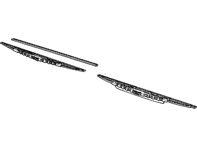 BMW 61-61-9-069-197 Wiper Blade Set