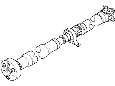 BMW 26-10-3-402-134 Rear Drive Shaft Assembly