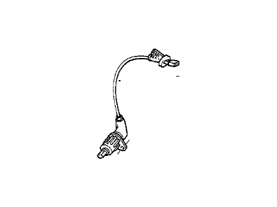 BMW 34-52-1-180-649 Abs Speed Sensor