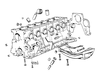 BMW 11-11-2-243-888 Gasket Set Engine Block Asbesto Free