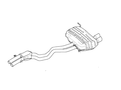 BMW 18-10-7-519-273 Exhaust Muffler