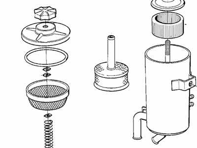 BMW 32-41-1-128-426 Power Steering Reservoir