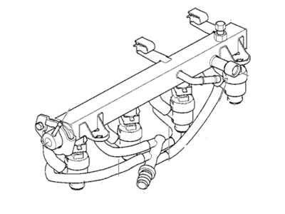 BMW 13-53-1-739-618 Distribution Piece