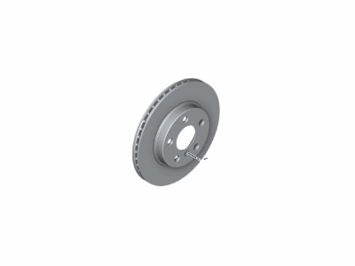 BMW 34-10-6-875-284 Brake Disc, Lightweight, Ventilated, Right