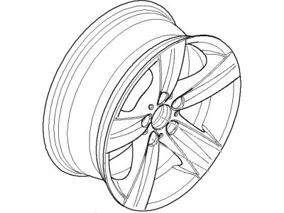 BMW 36-11-6-768-858 Light Alloy Rim