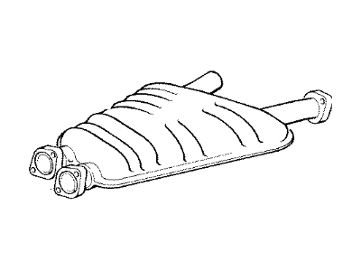 BMW 18-10-1-316-195 Centre Muffler