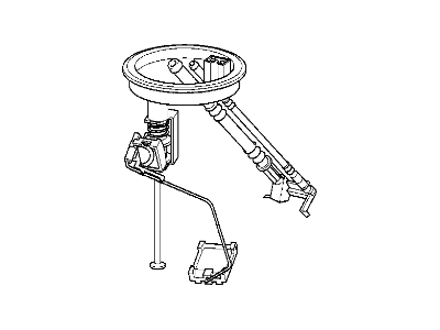 BMW 16-14-1-180-517 Fuel Level Sending Unit Left
