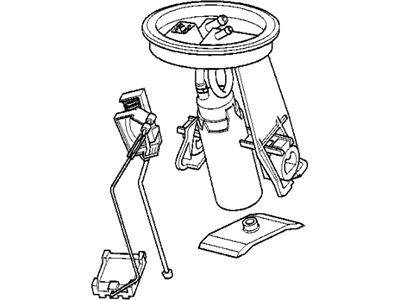 BMW 16-14-6-758-736 Fuel Pump Assembly, Right