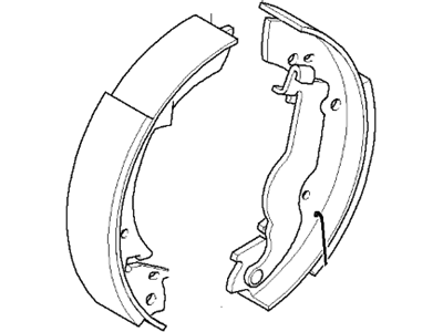 BMW 34-21-9-064-270 Repair Kit Brake Shoe With Springs