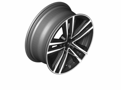 BMW 36-11-6-884-022 DISK WHEEL, LIGHT ALLOY, IN