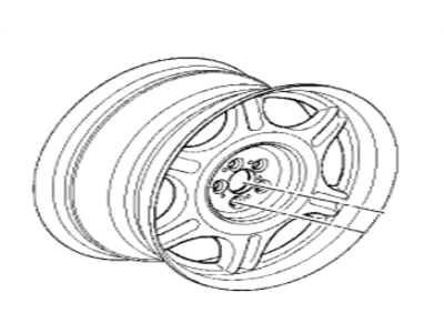 BMW 36-11-1-181-483 Light Alloy Rim