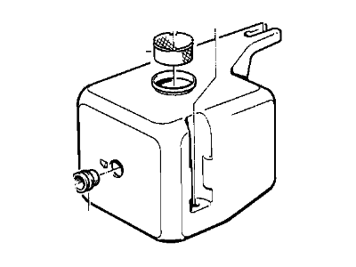 BMW 61-66-1-370-788 Windshield Washer Fluid Reservoir Tank