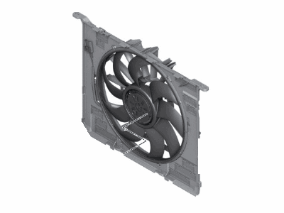 BMW 17-42-7-953-400 Fan Housing