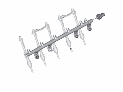 BMW 13-53-7-628-049 High-Pressure Rail