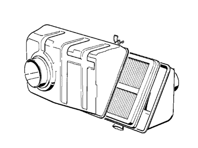 BMW 13-71-2-240-097 Intake Silencer