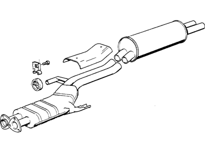 BMW 18-11-1-176-188 Exhaust System