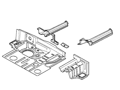 BMW 41-12-8-189-983 Trunk Floor