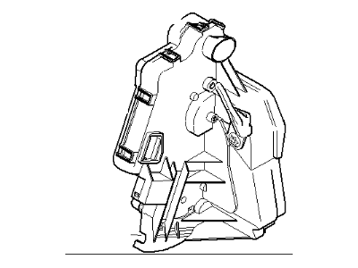 BMW 51-21-7-011-305 Motor Actuator Door Lock, Left