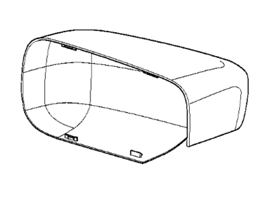 BMW 51-16-8-165-115 Cover Cap, Primed, Left