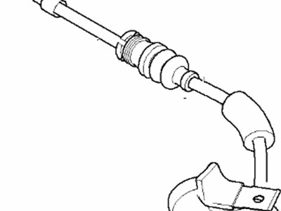 BMW 34-43-6-780-017 Bowden Cable, Parking Brake, Right