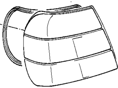 BMW 63-21-8-355-895 Rear Light In The Side Panel, Left