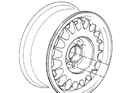 BMW 36-11-1-179-761 Light Alloy Rim