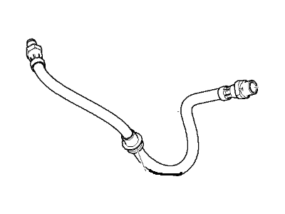 BMW 34-30-6-853-744 Brake Hose Rear