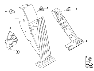 BMW 35-42-6-786-281 Accelerator.Pedal Module, Automatic Gearbox