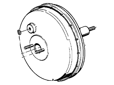 BMW 34-33-1-157-416 Power Brake Booster