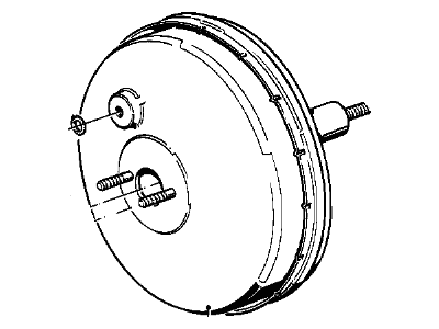 BMW 34-33-1-157-908 Power Brake Booster
