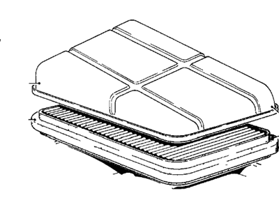 BMW 13-72-1-278-138 Air Filter Element