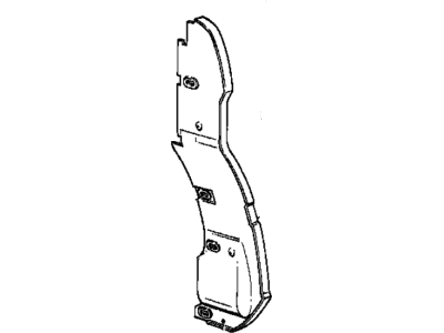 BMW 51-71-1-874-601 Cover, Wheel Housing, Front Left