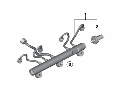 BMW 13-53-8-649-320 Injection Tube