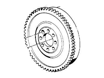 BMW 11-22-1-312-491 Flywheel