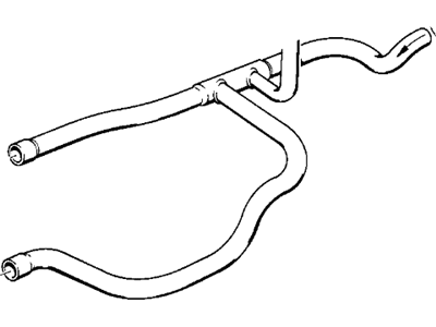 BMW 11-53-1-738-054 Engine Coolant Hose