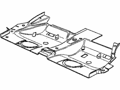 BMW 51-48-8-165-040 Sound Insulation Floor Rear