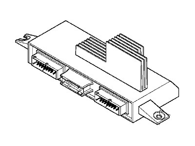 BMW 61-35-6-961-141 Light And Check-Control Module