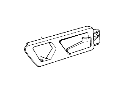 BMW 51-21-8-116-232 Inner Right Door Handle