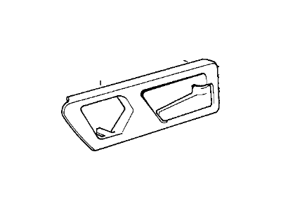 BMW 51-21-1-928-215 Inside Left Door Handle