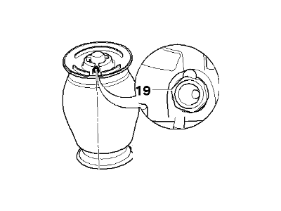 BMW 37-12-6-765-602 Rear Pneumatic Spring