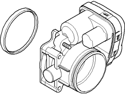 BMW 13-54-7-515-196 Throttle Body Assembly