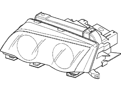 BMW 63-12-6-911-453 Left Headlight