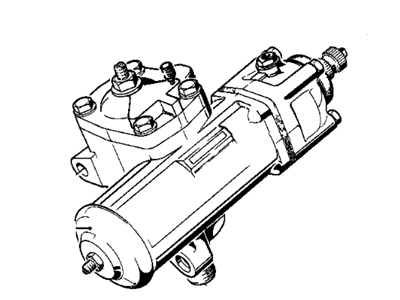 BMW 32-13-1-123-474 Exchange Hydro Steering Gear