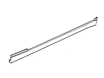 BMW 51-71-2-230-339 Left Door Sill Trim Panel