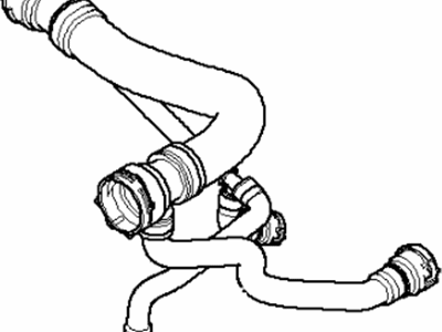 BMW 17-12-7-535-742 Radiator Coolant Hose